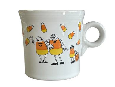 Fiesta Candy Corn Ring Handled Mug Retired Htf Older Fiesta