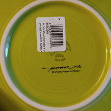 Load image into Gallery viewer, Fiesta Cardinal Luncheon Plate In Lemongrass Charley Harper Exclusive Fiestaware
