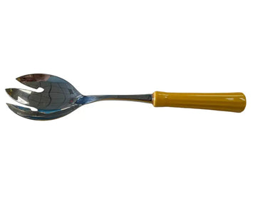 Fiesta Ceramic Handled Marigold Spork Slotted Fork