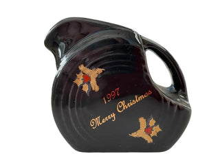Fiesta China Specialties 1997 Merry Christmas Mini Pitcher China Specialties