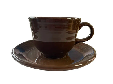 Fiesta Chocolate Tea Cup & Saucer Fiesta