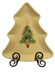 Fiesta Christmas Tree Plate. Retired Fiesta