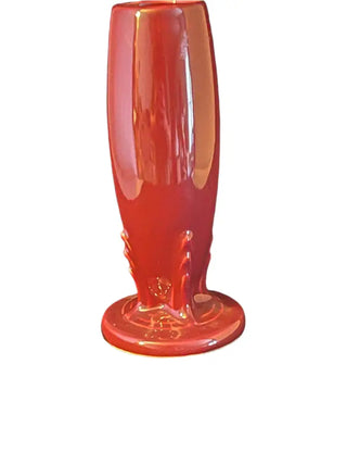 Fiesta Cinnabar Bud Vase Retired Color Fiesta
