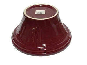 Fiesta Claret Hostess Serving Bowl Retired Color Fiesta