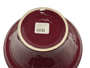 Fiesta Claret Hostess Serving Bowl Retired Color Fiesta