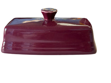 Fiesta Claret X-Large Butter Dish Lid Only Parts Fiesta