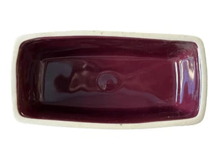 Fiesta Claret X-Large Butter Dish Lid Only Parts Fiesta