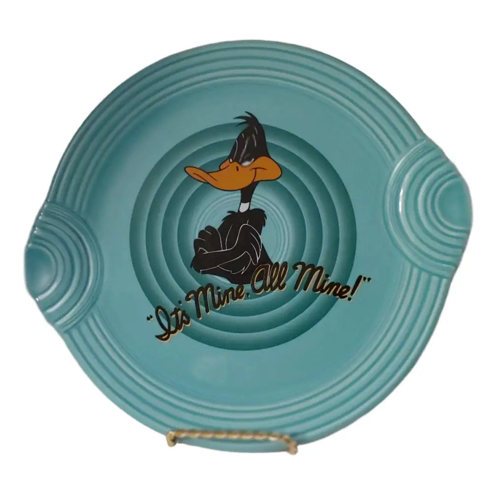 Fiesta Daffy Duck It’s Mine All Looney Tunes Cake Plate Serving Tray Fiesta