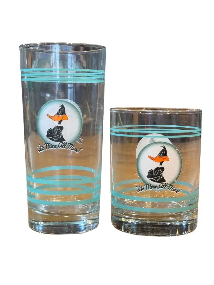 Fiesta Daffy Duck Its Mini All Glasses Set Of 2 High Ball & Ice Tea Fiesta Go Along