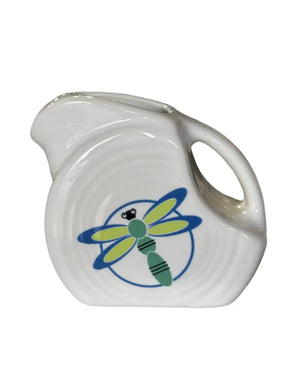 Fiesta Ftcco Dragonfly Mini Disc Disk Pitcher Creamer Fiesta