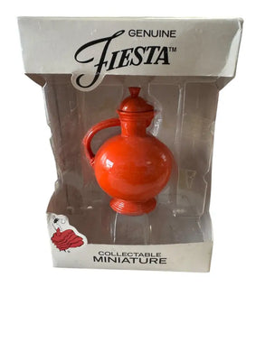 Fiesta Go Along Accessory Red Carafe Miniature Hlc Along