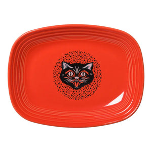 Fiesta Halloween Black Cat Retro Rectangle Fiesta