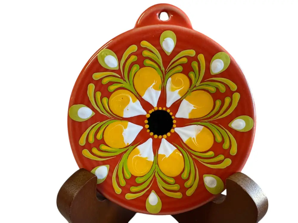 Fiesta Hand Painted Ornament By Patricia Degraw Fiesta