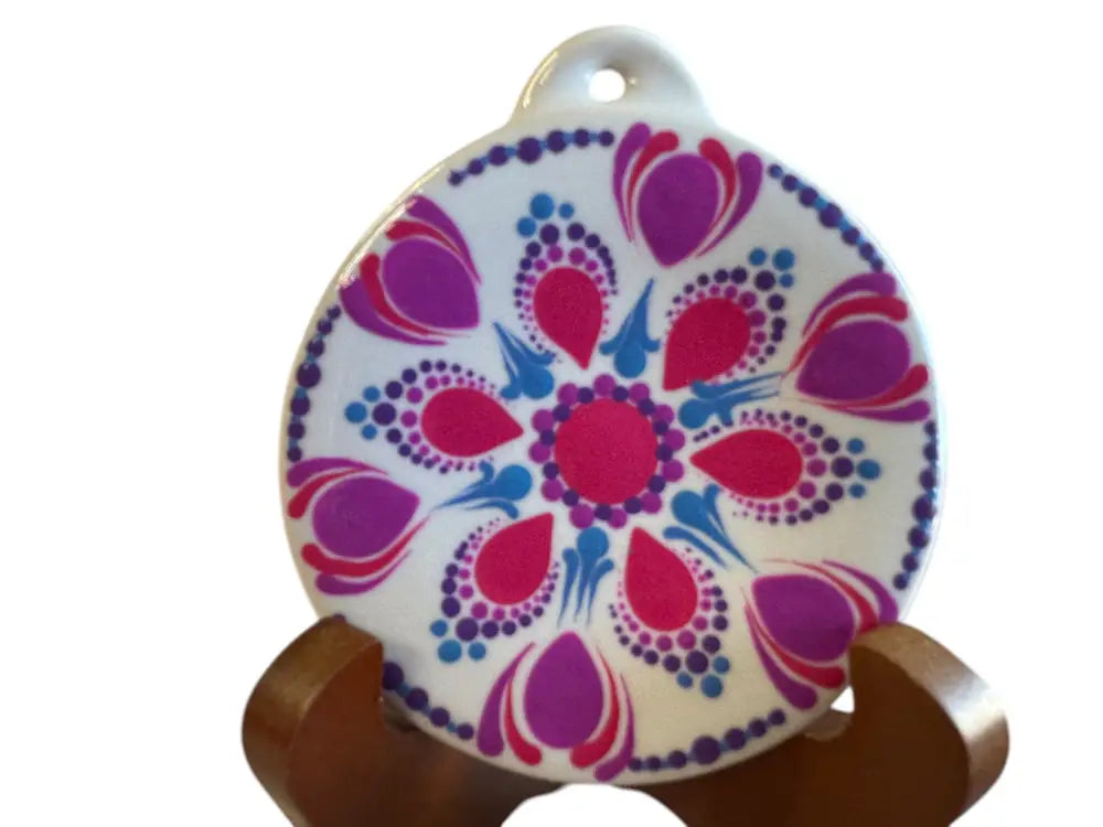 Fiesta Hand Painted Ornament By Patricia Degraw Fiesta