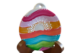 Fiesta Hand Painted Ornament By Patricia Degraw Fiesta