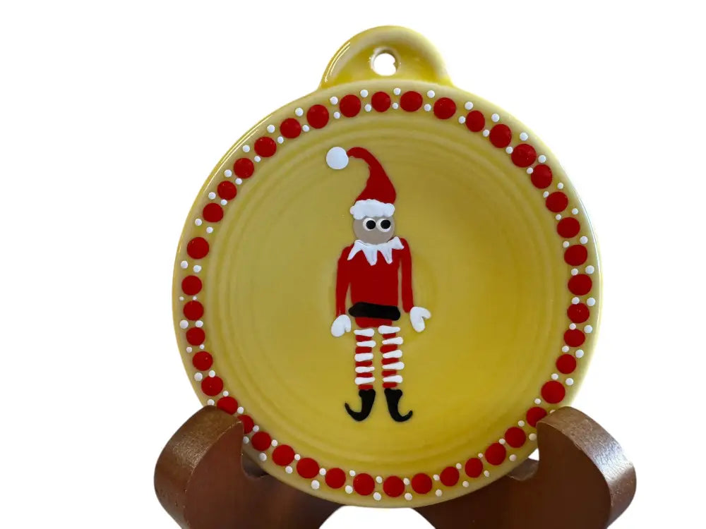 Fiesta Hand Painted Ornament By Patricia Degraw Elf Fiesta