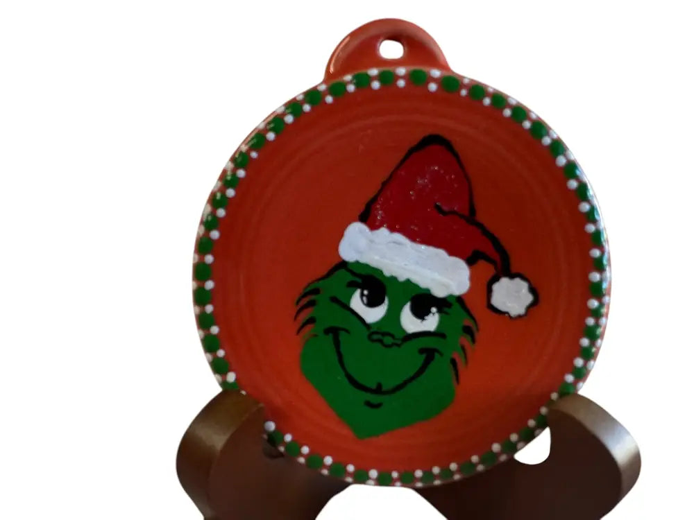 Fiesta Hand Painted Ornament By Patricia Degraw Grinch Fiesta