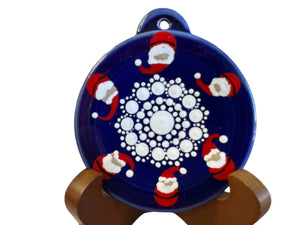 Fiesta Hand Painted Ornament By Patricia Degraw Santa Fiesta