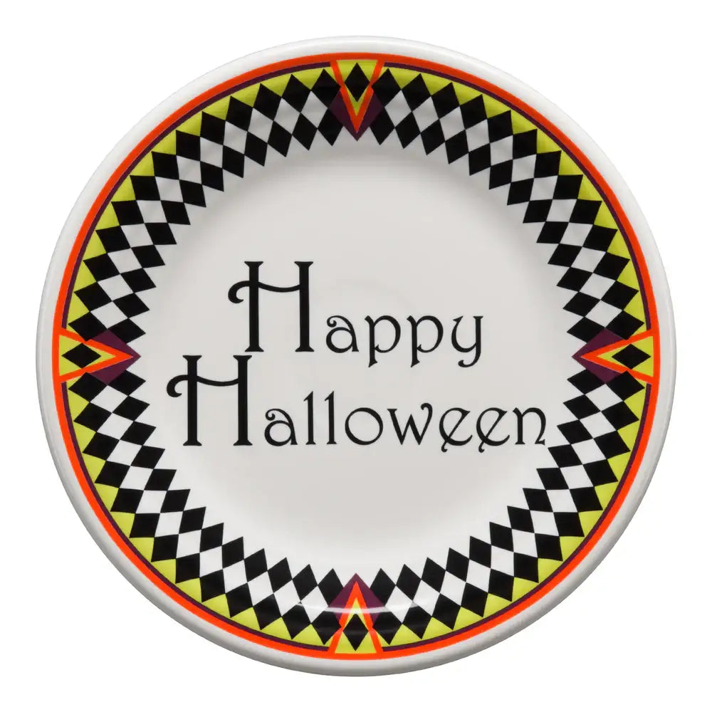 Fiesta Happy Halloween Luncheon Plate