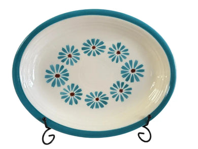 Fiesta Hawaiian Daisy Serving Platter Homer Laughlin Vintage