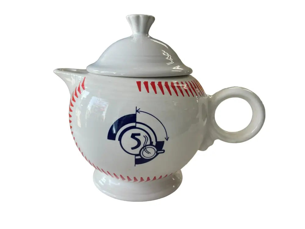 Fiesta Hlcca 2003 Baseball Teapot Vhtf Fiesta