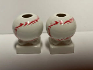 Fiesta Hlcca 2004 Baseball Bulb Candle Holders Set Fiesta