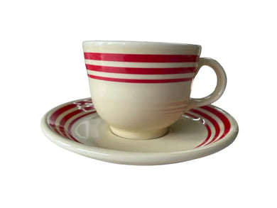 Fiesta Hlcca 2009 Conference Exclusive Cup & Saucer Red Stripe