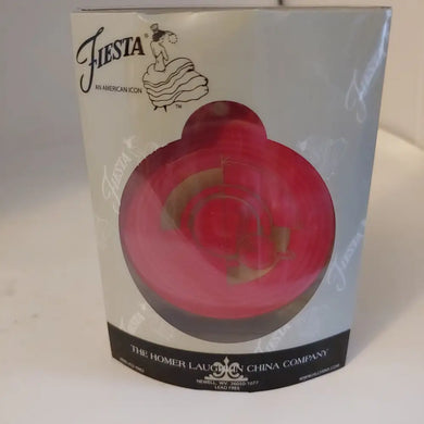 Fiesta Hlcca 2014 Member Exclusive Ornament Scarlet Red Nib Fiestaware