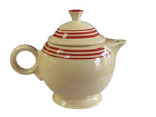 Load image into Gallery viewer, Fiesta Hlcca 2015 Retro Red Stripe Teapot Fiesta
