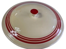 Load image into Gallery viewer, Fiesta Hlcca Exclusive Red Stripes Casserole Fiestaware
