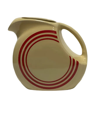 Fiesta Hlcca Red Stripe Juice Pitcher Fiesta