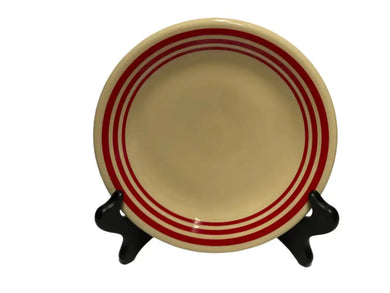 Fiesta Hlcca Red Stripe Salad Plate 7.5’’ Fiesta