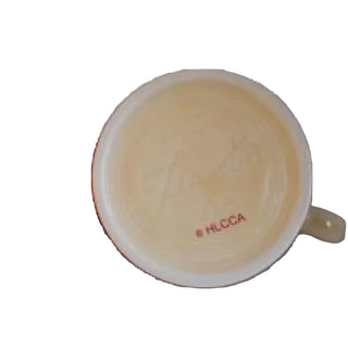 Fiesta Hlcca Red Stripe Tom And Jerry Mug Ring Handled Fiestaware