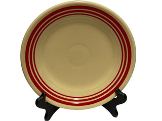 Fiesta Hlcca Retro Scarlet Stripe Dinner Plate Fiesta