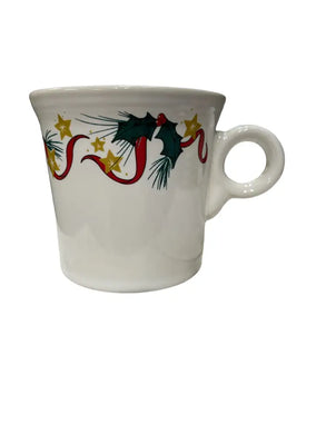 Fiesta Holly & Stars Ring Handled Mug Fiesta