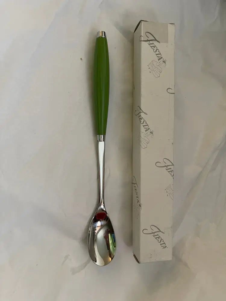 Fiesta Ice Tea Spoon Shamrock Nib Htf Fiesta