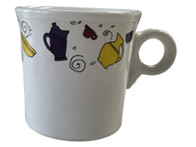 Load image into Gallery viewer, Fiesta Icon Ring Handle Mug Htf Dancing Icons Fiesta
