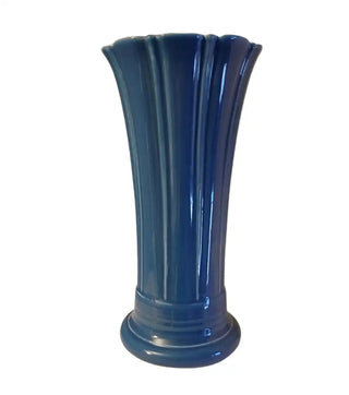 Fiesta Lapis Post 86 Medium 9-5/8’’ Vase - Blue Fiestaware