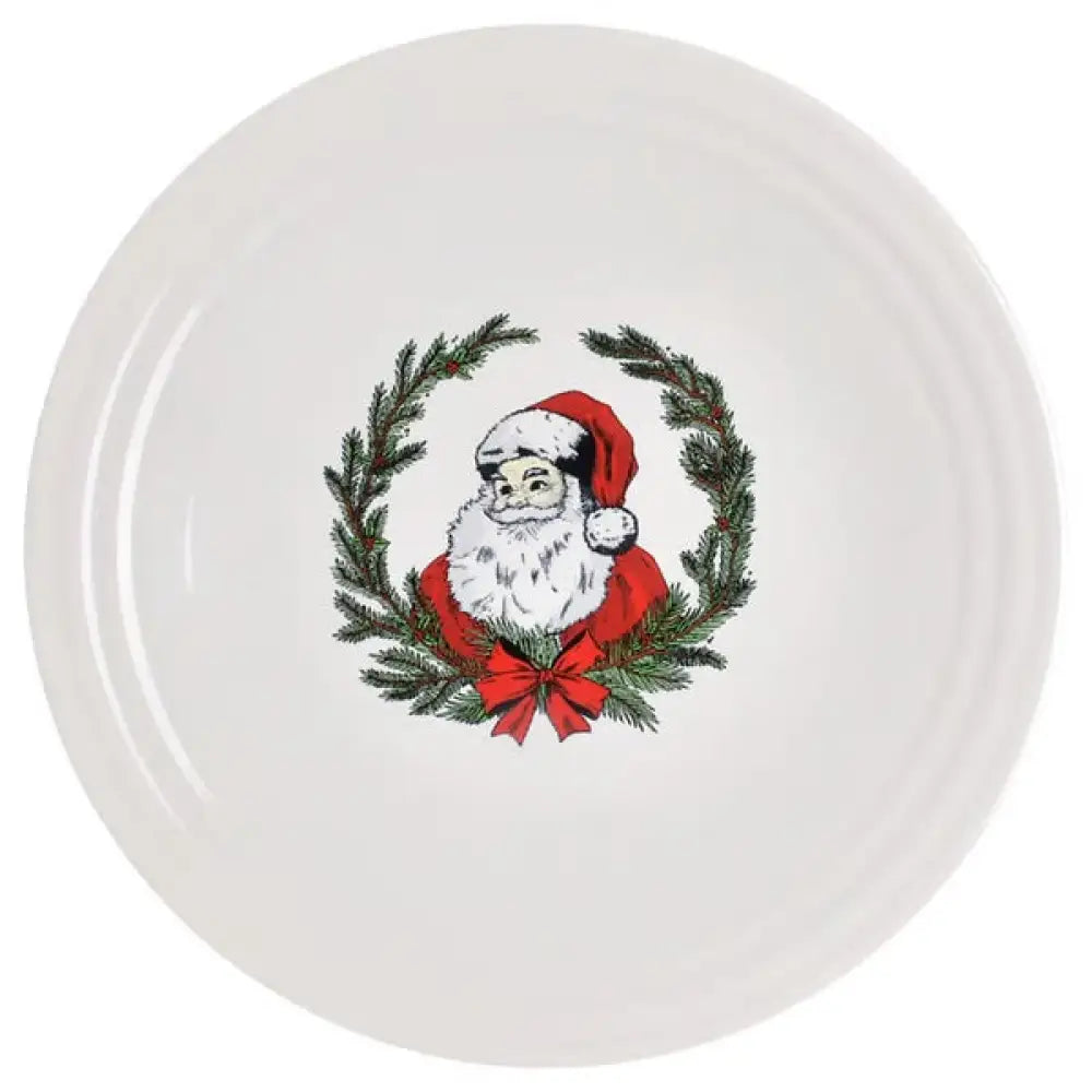 Fiesta Luncheon Plate Old Saint Nick Fiesta