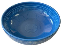 Load image into Gallery viewer, Fiesta Macys Exclusive Lapis Blue Snowflake Large Bistro Bowl Christmas Fiesta
