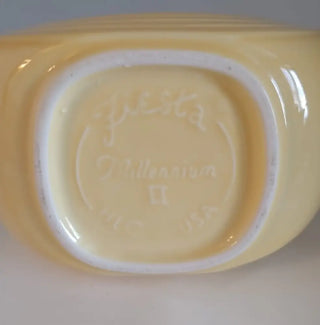 Fiesta Millennium Ll Vase In Yellow... Htf.. Fiestaware