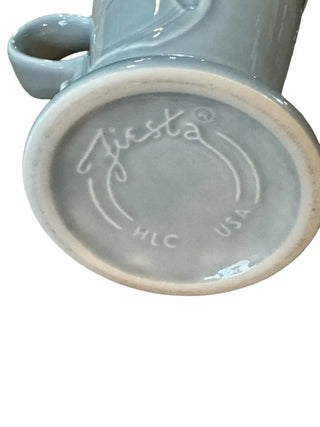 Fiesta Pearl Gray Pedestal Mug Retired Color & Shape Fiesta