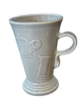 Fiesta Pearl Gray Pedestal Mug Retired Color & Shape Fiesta