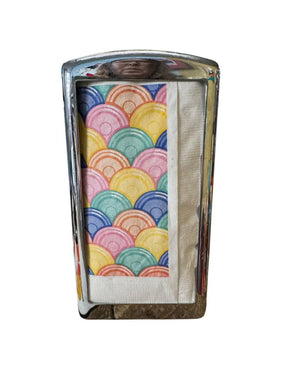 Fiesta Periwinkle Napkin Dispenser Loaded W Napkins Fiesta