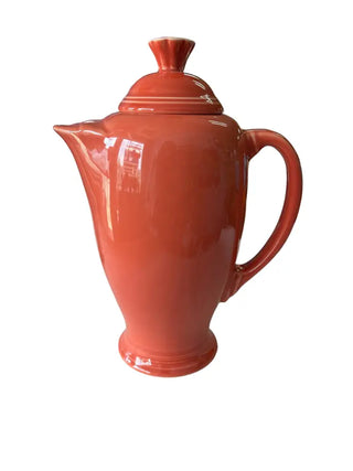 Fiesta Persimmon Coffee Server Retired Fiesta