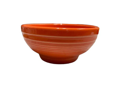 Fiesta Poppy Small Rice Footed Bowl 5’’ Fiesta