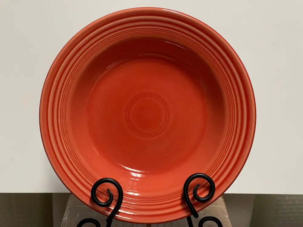 Fiesta Retired Persimmon Rim Soup Bowl 9’’ Fiesta