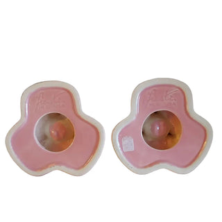 Fiesta Retired Rose Candle Pyramids Fiestaware