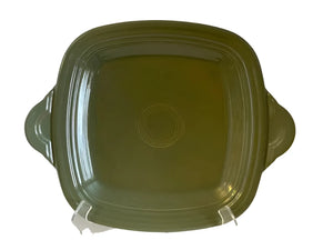 Fiesta Sage Green Square Tab Serving - Hostess Tray Nwt Fiesta