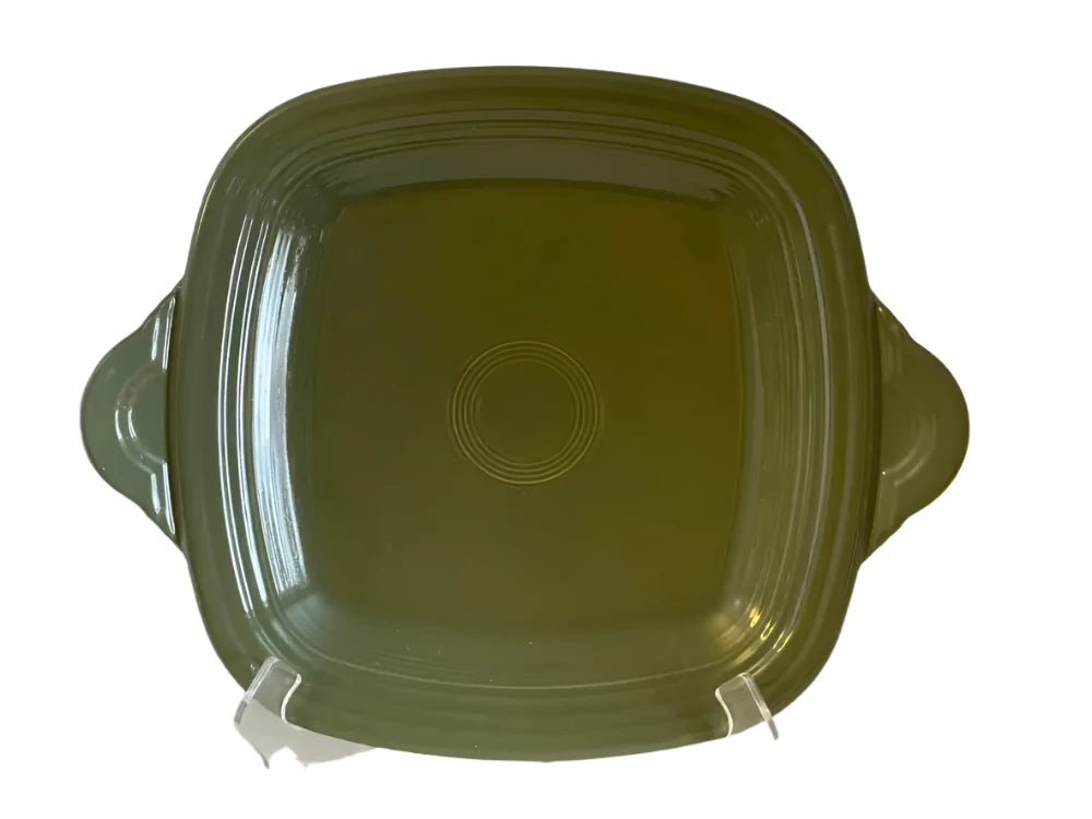 Fiesta Sage Green Square Tab Serving - Hostess Tray Nwt Fiesta